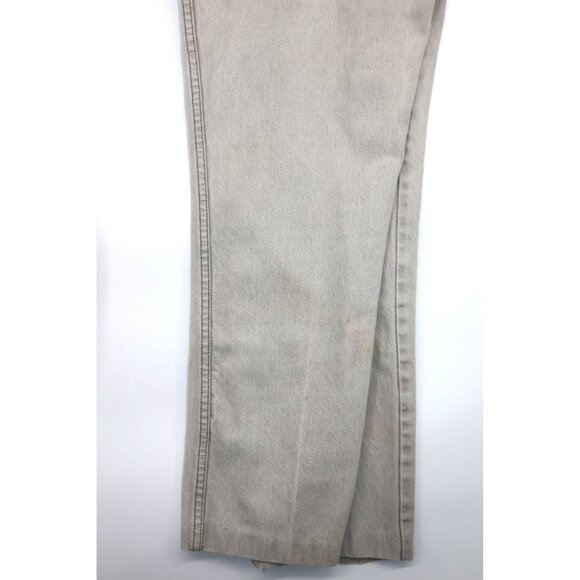 Retro Sasson Mens Light Faded Denim Jeans 1980s Vintage Straight Leg Distressed - Picture 14 of 14